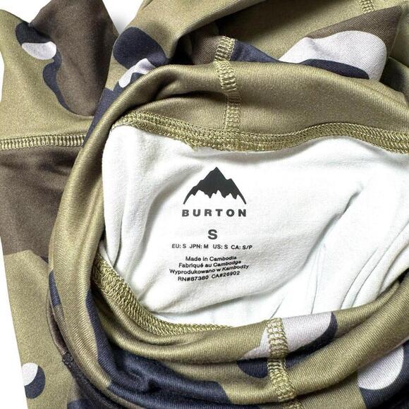 NWT Burton Women's Burton Midweight Base Layer Camouflage Long Neck Shirt Sz S - Picture 3 of 10